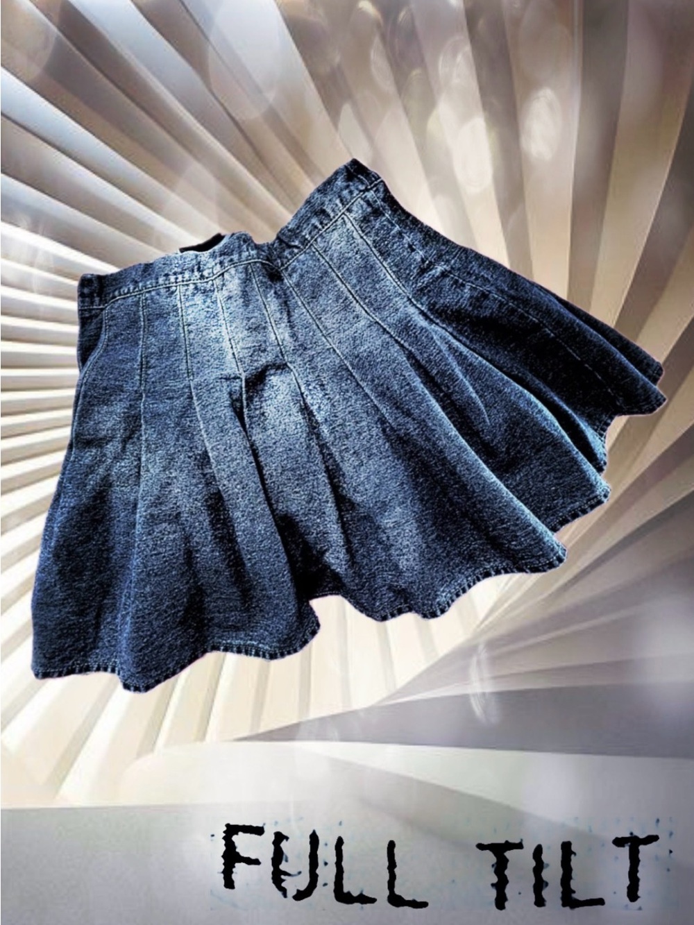 Full Tilt pleated Denim short Skirt